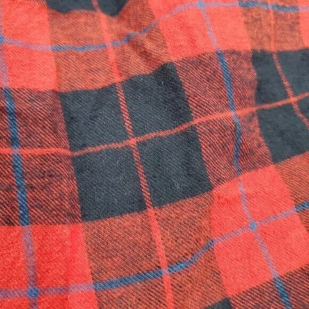 MARK'S Thick Cozy Red Quilted Shirt Jacket - Picture 3 of 14